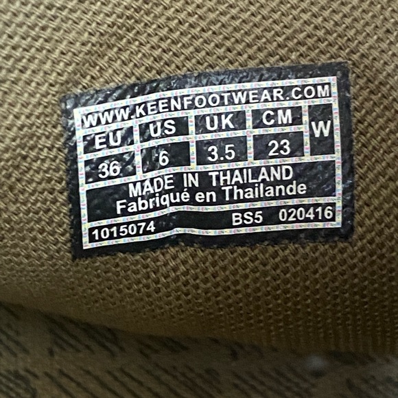 Keen womens 6 sneakers Lower East side sneakers brown/olive colorblock shoes - Picture 9 of 13